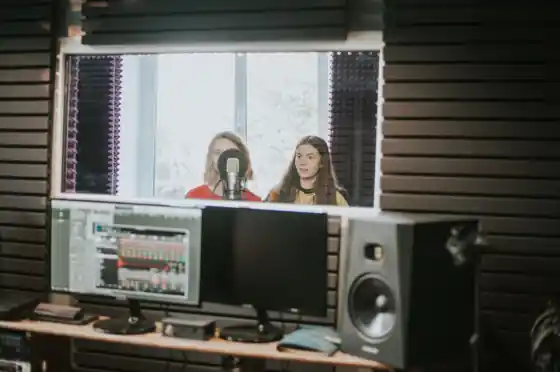 What separates a recording studio from a podcast room