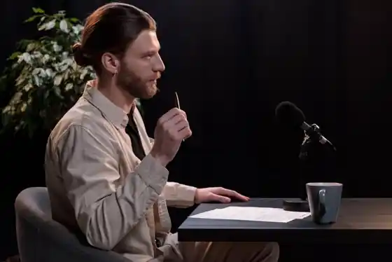 Match the studio to the format — talking head vs interview vs podcast